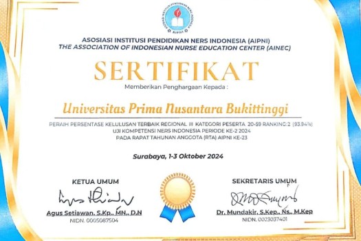 Ukom Ners Universitas Prima Nusantara Bukittinggi